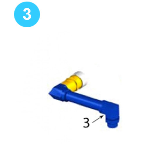 Hydraulic Assembly M-ORB/F-NPT 90d 1
