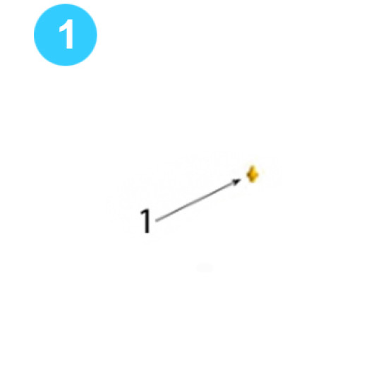 Rotary Idler Assembly Grease Fitting, 1/8