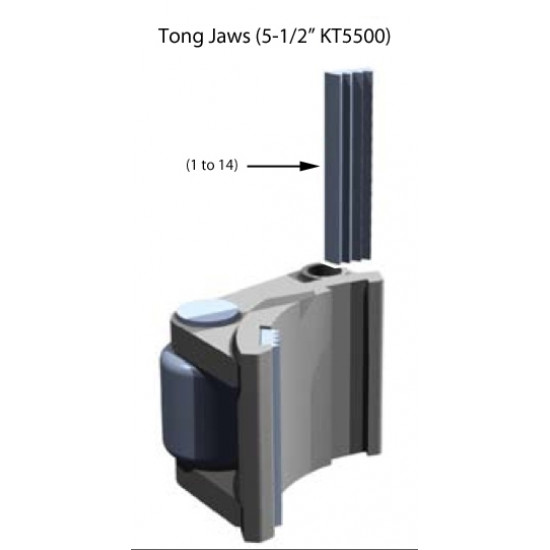 Tong Jaw Inserts Standard 3.875