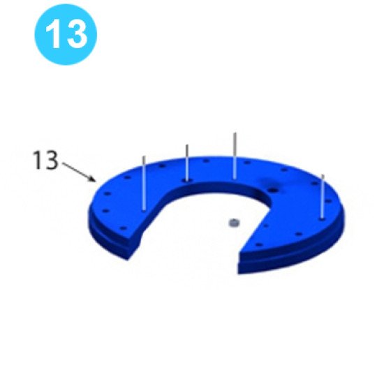 Cageplate Assembly Bottom Cageplate Farr Style Tong 7-5/8