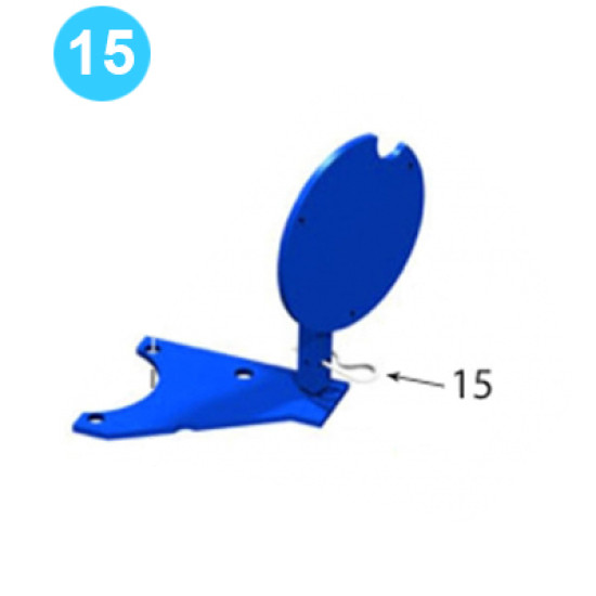 Motor Mount Assembly 0.148 x 2.938 Hitch Pin Farr Style Tong 7-5/8