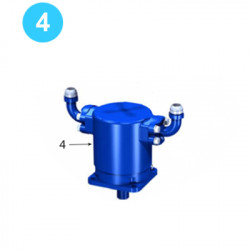 Motor Mount Assembly Rineer GA15-15 Hydraulic Motor Motor Mount Assembly Rineer GA15-15 Hydraulic Motor
