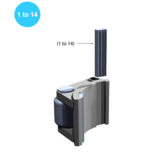 Tong/Backup Jaw 3-/12
