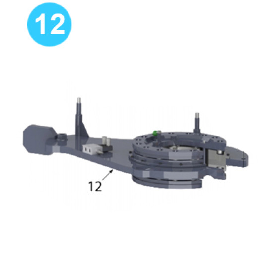 Backup Exploded Backup Body Weldment Farr Style Tong 8-5/8