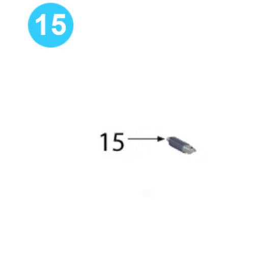 Backup Exploded Door Cylinder Farr Style Tong 8-5/8