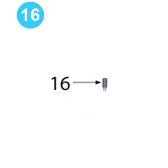 Backup Exploded Threaded Door Cylinder Post Farr Style Tong 8-5/8