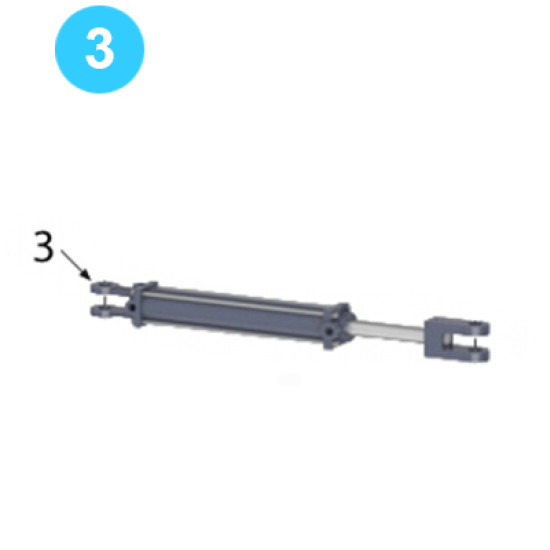 Backup Exploded Backup Clamp Cylinder image