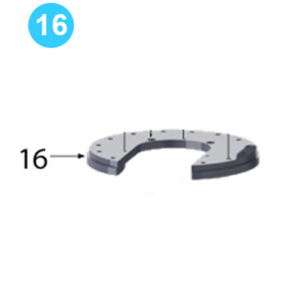Backup Rotary Exploded Bottom Cage Plate image