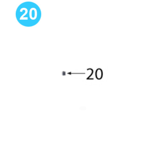 Backup Rotary Exploded Backing Pin Spacer image