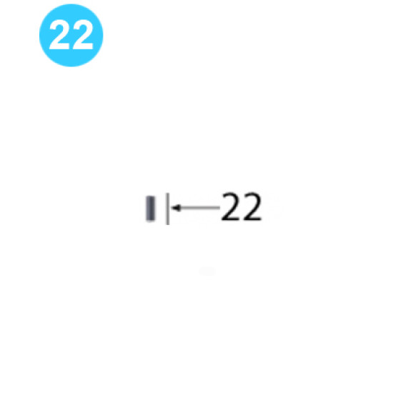 Backup Rotary Exploded Backing Pin Spacer image