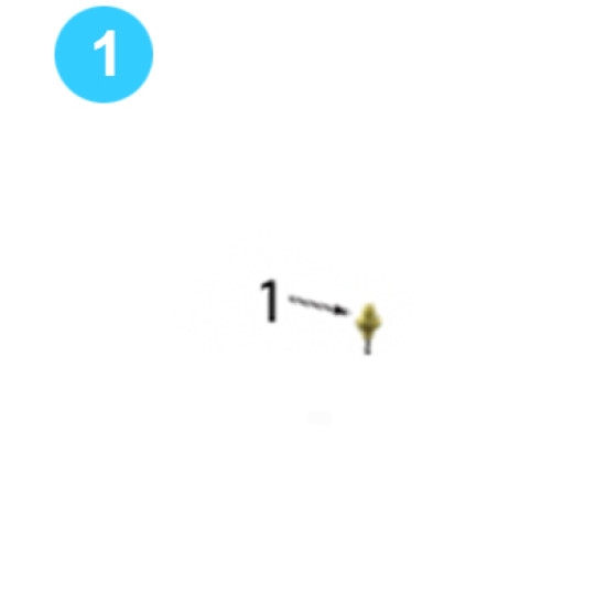 Door Pivot Support Roller 1/4