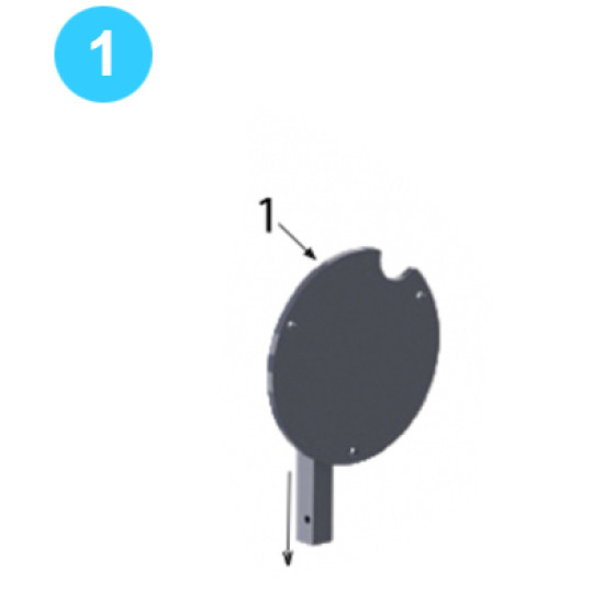 Hydraulic Motor Torque Gauge Mount Weldment image