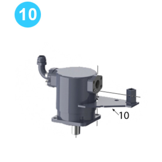 Hydraulic Motor Torque Gauge Holder Weldment image