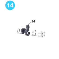 Hydraulic Motor #20 (1-1/4")/JIC 1" Flange Elbow Hydraulic Motor #20 (1-1/4")/JIC 1" Flange Elbow