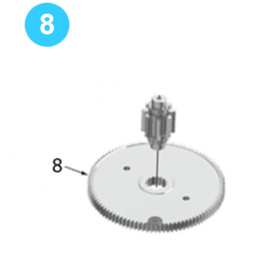Pinion Assembly Low Pinion Gear Farr Style Tong 8-5/8