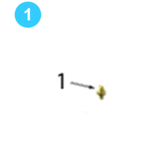 Support Roller Assembly 1/4