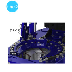 Tong/Backup Jaw 2-7/8" Jaw Die Kit AK21-JDK-2875 Tong/Backup Jaw 2-7/8" Jaw Die Kit AK21-JDK-2875