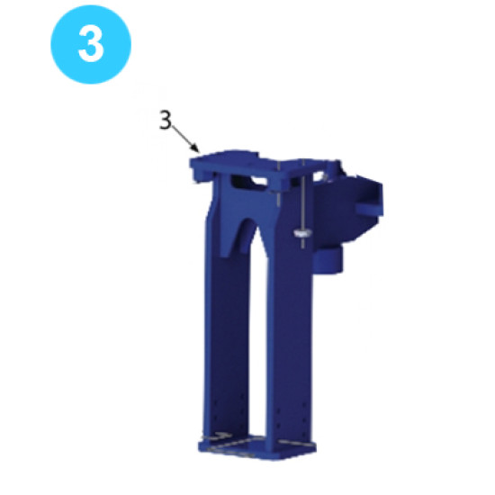 Leg Assemblies Rear Leg Weldment Farr Style Tong 9-5/8