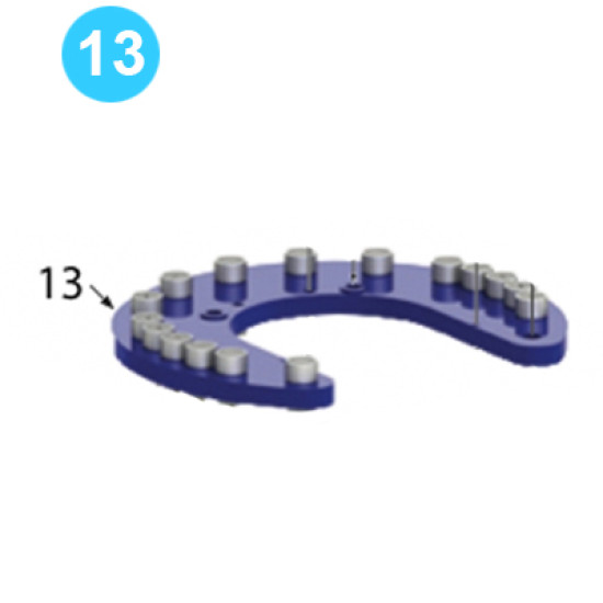 Backup Rotary Assembly Cage Plate - BOTTOM Farr Style Tong 9-5/8