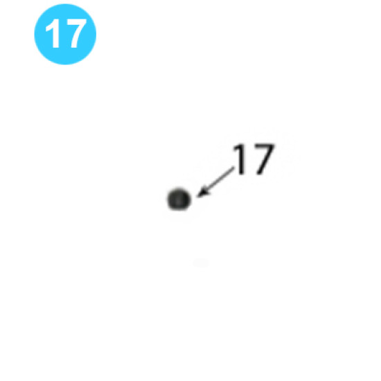 02-0017 Cageplate Assembly Backing Pin Knob image