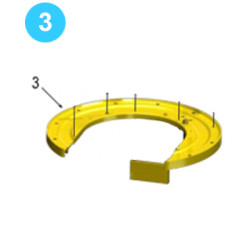 Rotary Gear Top Cageplate Weldment