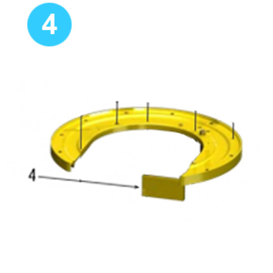 Rotary Gear Rear Cageplate Spacer Farr Style Tong HD25000 image
