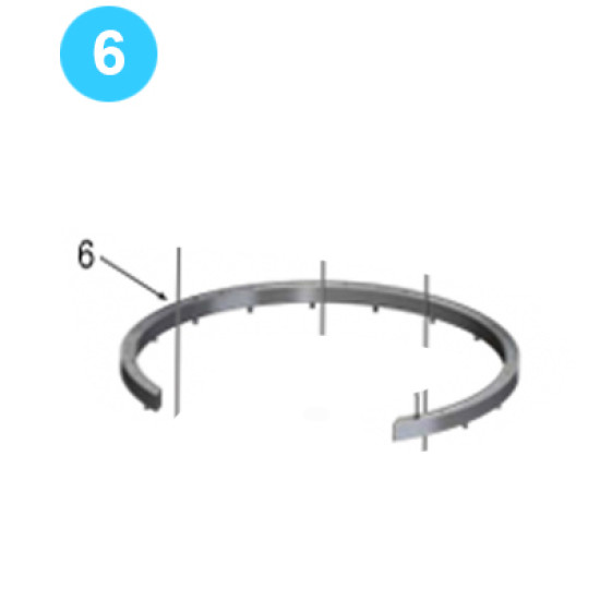 Rotary Gear Brass Guide RIng image