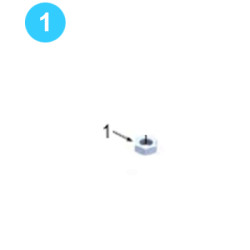 Rotary Idler Assembly 1-1/2" UNF SS Wire-Driller Hex Jam Nut Rotary Idler Assembly 1-1/2" UNF SS Wire-Driller Hex Jam Nut