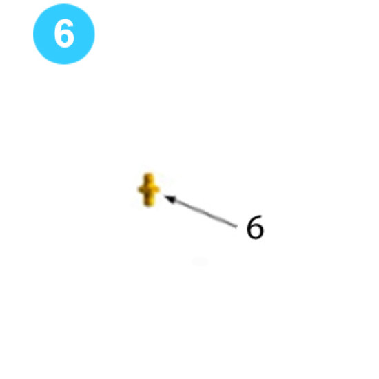 Reduction Gear Assembly (Large) Grease Fitting 1/4