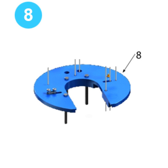 Rotary Assembly Top Cageplate Farr Style Tong 4-1/2