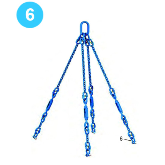 Chain Sling Farr Style HD20000 (80K) Shackle Assembly Farr Style Tong HD20000 (80K) image