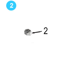 Rotary Idler Assembly w/Gear Plate Farr Style HD20000 (80K) 1-1/2" UNF Nylock Nut