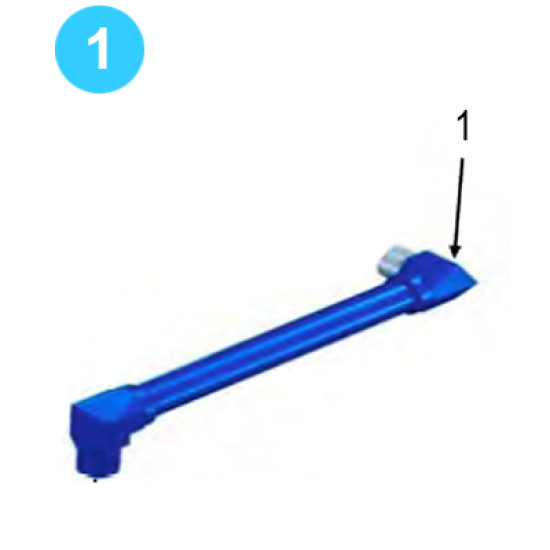 Hydraulic Assembly Farr Style HD20000 (80K) M-NPT/F-NPT 90d 1