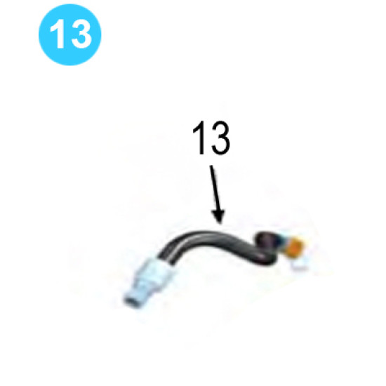 Hydraulic Assembly Farr Style HD20000 (80K) Motor Drain Hose Assembly Farr Style Tong HD20000 (80K) image