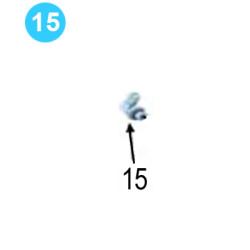 Hydraulic Assembly Farr Style HD20000 (80K) M-ORB/JIC 90 Deg 3/8" Fitting (includes seals)