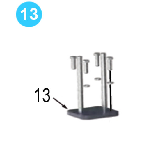 Motor Mount Assembly Farr Style HD20000 (80K) Hydraulic Support Base Weldment image
