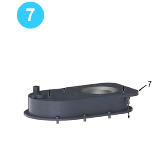 Motor Mount Assembly Farr Style HD20000 (80K) Motor Mount Weldment Farr Style Tong HD20000 (80K) image