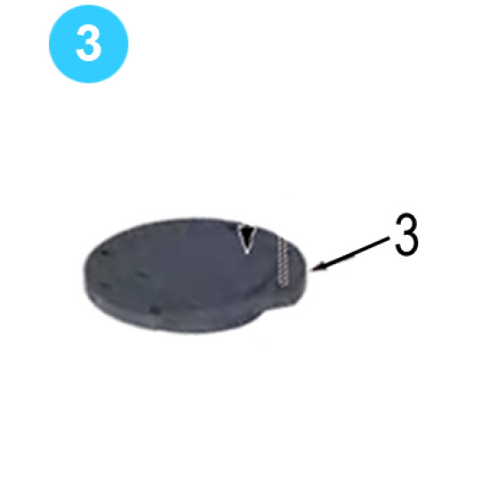 Pinion Assembly Farr Style HD20000 (80K) Top Pinion Bearing Cap image