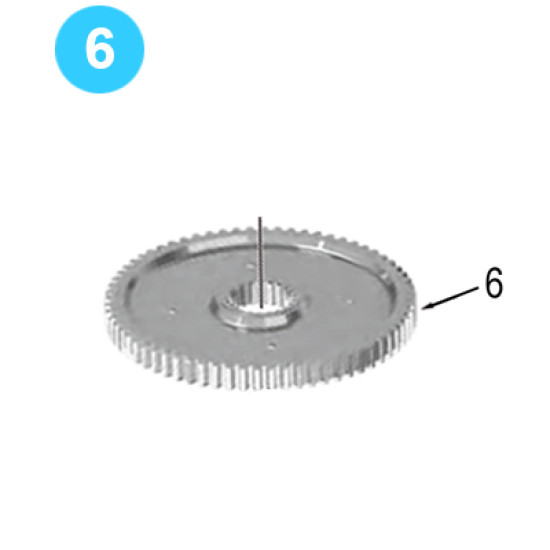 Pinion Assembly Farr Style HD20000 (80K) Low Pinion Gear image