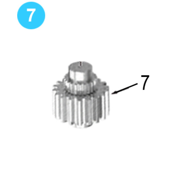 Pinion Assembly Farr Style HD20000 (80K) High Pinion Gear/ Pinion Gear Shaft Farr Style Tong HD20000 (80K) image
