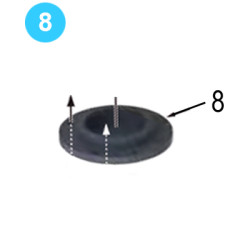 Pinion Assembly Farr Style HD20000 (80K) Bottom Pinion Bearing Cap