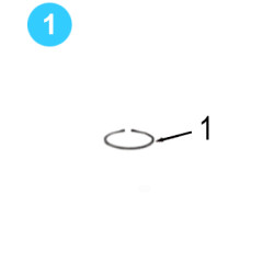 Pinion Idler Assembly Farr Style HD20000 (80K) Retaining Ring