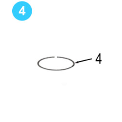 Pinion Idler Assembly Farr Style HD20000 (80K) Retainer Ring