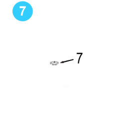 Pinion Idler Assembly Farr Style HD20000 (80K) 3/4" Lock Washer