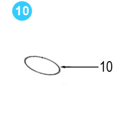 Rotary Idler Assembly Farr Style HD20000 (80K) Retainer Ring