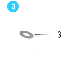 Rotary Idler Assembly Farr Style HD20000 (80K) 1-1/2" Flat Washer