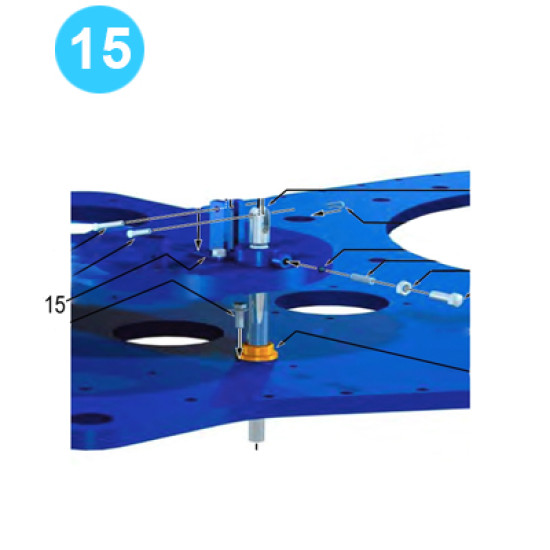 Shifter Assembly Farr Style HD20000 (80K) Shifter Lug Weldment (Bolted) Farr Style Tong HD20000 (80K) image