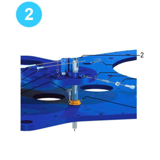 Shifter Assembly Farr Style HD20000 (80K) Shifting Shaft Farr Style Tong HD20000 (80K) image