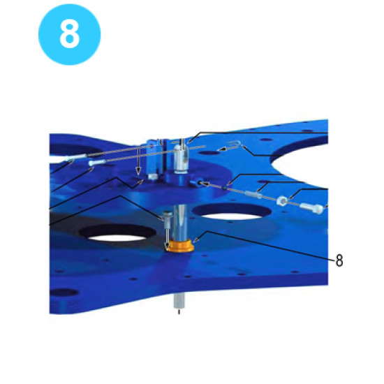 Shifter Assembly Farr Style HD20000 (80K) Bottom Shifter Bushing Farr Style Tong HD20000 (80K) image