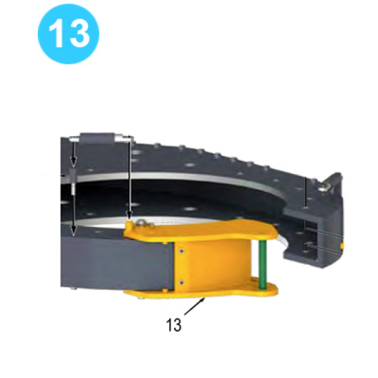 Tong Doors Assembly Farr Style HD20000 (80K) Left Hand Door Weldment Farr Style Tong HD20000 (80K) image